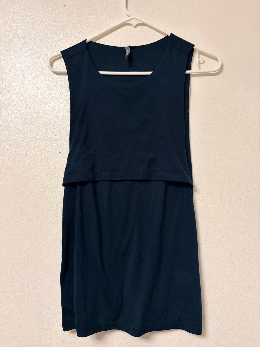Sweaty Betty Navy Blue Flowy Lightweight Tank Top Size Small